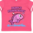 thumbnail image 4 of Inktastic Daddy's Fishing Buddy (pink) Boys or Girls Toddler T-Shirt, 4 of 5