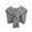 Grey, variant on Fashion Knitted Shawl Cardigan Fusion Wrap for Everyday Home Casual Use Versatile Loose Long Sleeve Outerwear Scarf with Cozy Texture and Lightweight Design