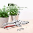 thumbnail image 2 of YAHHU Fruit Tree Bonsai Gardening Pruning Shears Effort Saving Pruners Scissors Hand Tools SK5 Carbon Steel Aluminium Alloy 8.27 inches / 21 cm, 2 of 9