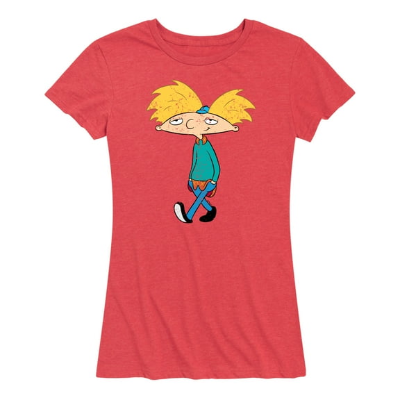 Hey Arnold! - Distressed Arnold - Women's Short Sleeve Graphic T-Shirt