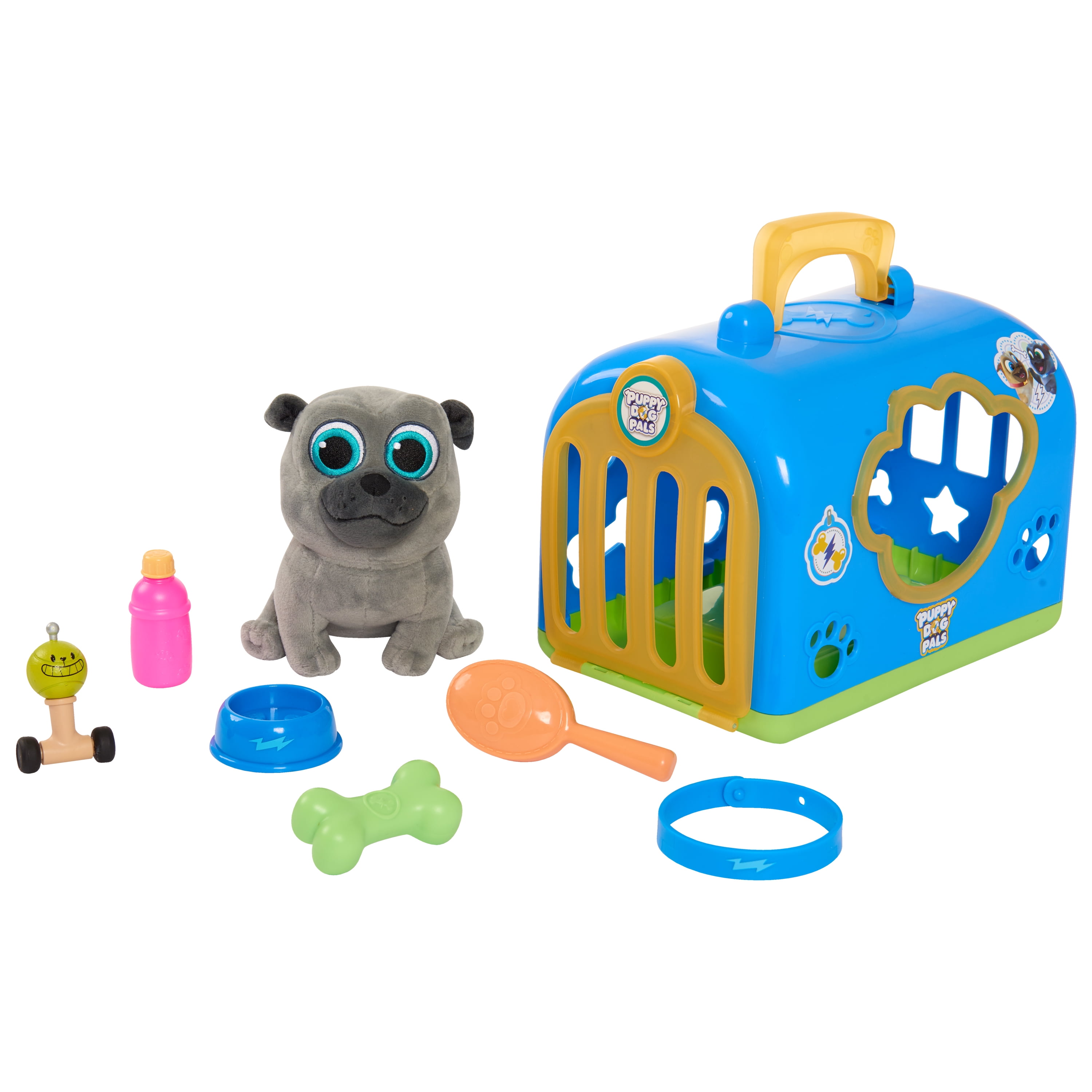 puppy dog pals stow n go playset