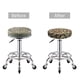 thumbnail image 5 of Balery Skulls1 Fundas de asiento para taburete de bar redondo de tela de terciopelo ajustables que protegen de arañazos y manchas para sillas de 14 a 17 pulgadas.-12 inch, 5 of 7