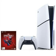 PlayStation 5 Slim Console Marvel’s Spider-Man 2 Bundle + Extra PlayStation 5 DualSense Wireless Controller + Marvel's Spider-Man: Miles Morales for PlayStation 5