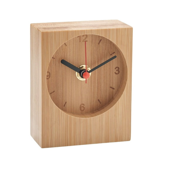 MidOcean Clambu Bamboo Analogue Desk Clock