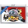 thumbnail image 3 of Pokemon - Eeveelution Wall Poster, 14.725" x 22.375", Framed, 3 of 5
