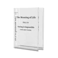 thumbnail image 1 of Book Flower Vase Transparent Floral Vase In Clear Book Shaped Aesthetic Flower Pot Acrylic Plant Va, 1 of 5