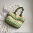 thumbnail image 2 of Bolsos Playa Tejidos Bolso Hombro Bolsos Mano Color (Verde), 2 of 9
