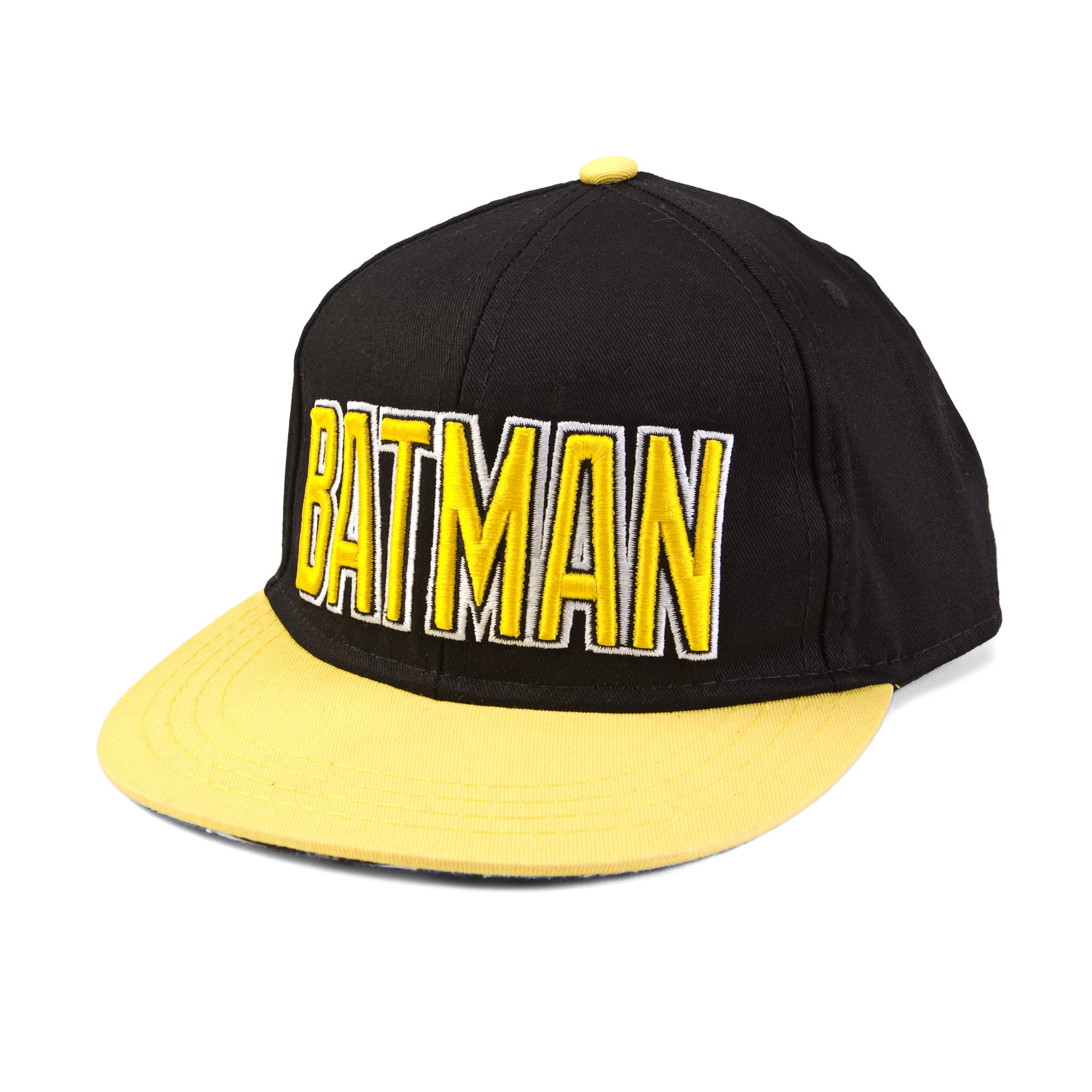 DC Comics Batman Yellow Logo Youth Snapback Baseball Cap