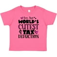 thumbnail image 3 of Inktastic I'm the Worlds Cutest Tax Deduction Pink Hearts Boys or Girls Baby T-Shirt, 3 of 5