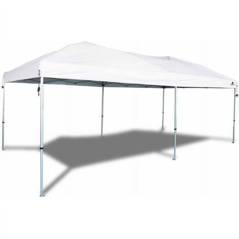 Ozark Trail 20 x 10 Straight Leg Outdoor Easy Pop up Canopy White