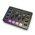 thumbnail image 2 of Gaming Mixer,Streaming 4-Channel RGB Mixer With XLR Microphone Interface,for Game Voice,Podcast ,Easy to Operate, 2 of 7