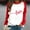 #349-Red, variant on Craaazy Women's Long Sleeve Valentines Shirts Funny Love Heart Printed Casual Tops Gifts