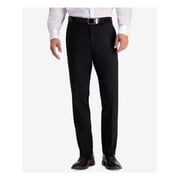 KENNETH COLE Mens Black Patterned Pants 34 X 32
