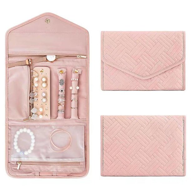 Bolsa de compras multiusos, multifuncional, para guardar collares, pendientes, joyas, portátil, para viaje, para el hogar