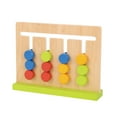 thumbnail image 2 of TOOKYLAND Wooden Slide Puzzle Board - 18pcs - Colour Matching Logic Game with Pattern Cards, Ages 3+, 2 of 9