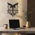 thumbnail image 6 of Violaura Owl Metal Wall Art - Easy to Install Hanging Perfect for Home, Living Room Decor (24.0" x 16.8"), 6 of 8