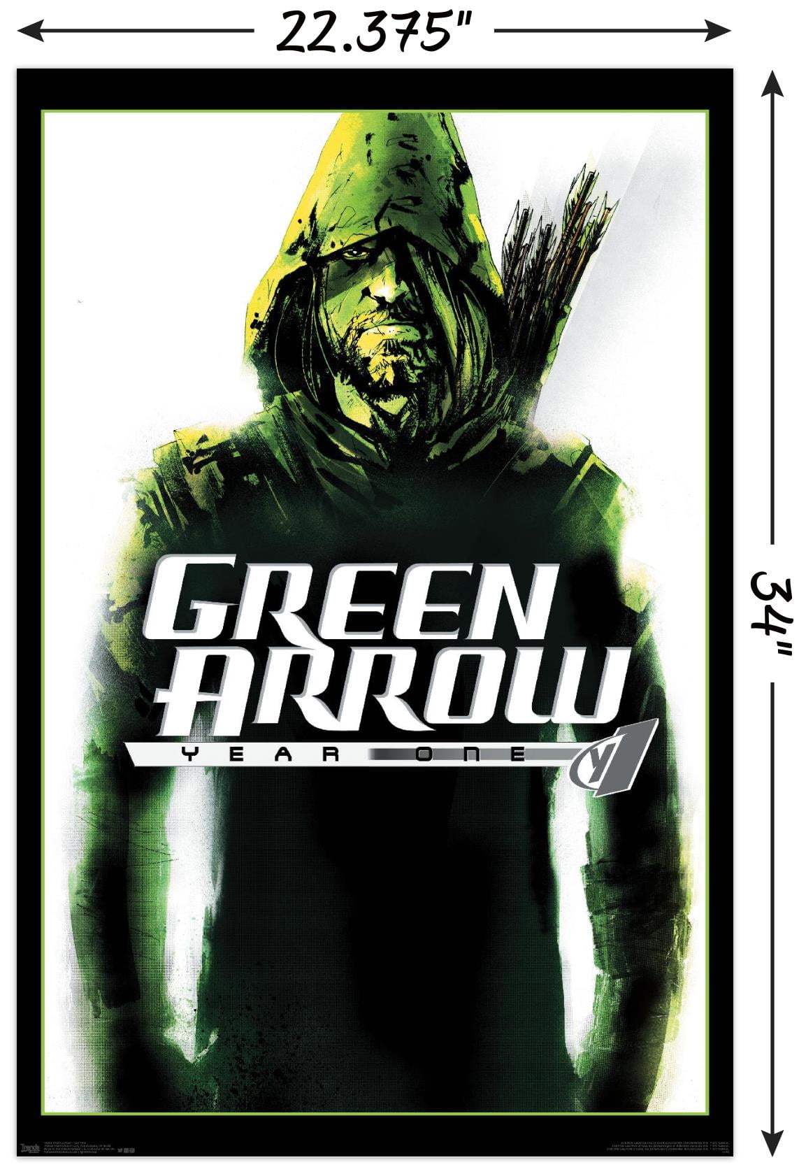 Troende interferens Med vilje DC Comics - Green Arrow - Year One Wall Poster, 22.375" x 34" - Walmart.com