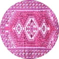 thumbnail image 1 of Ahgly Company Indoor Round Persian Pink Traditional Area Rugs, 4' Round, 1 of 4