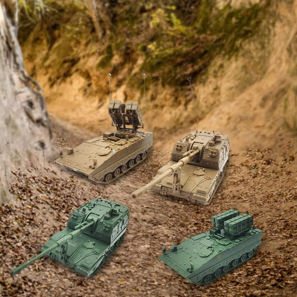 KLKCMS 3x 4Pcs 1:72 4D Assembly China Tank Model Assemble Model
