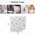 thumbnail image 5 of Easter Bunny Cloth Napkins, Spring Purple Flower Rustic Farmhouse Grey Plaid Washable and Reusable Dinner Napkins Set of 4, Table Napkin for Kitchen Party Birthday Wedding Hotel Housewarming 20"x20", 5 of 9