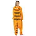 thumbnail image 5 of Garfield Mens' Character Hooded Union Suit Costume Sleep Pajama For Adults, 5 of 8