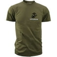 thumbnail image 2 of USMC Marines Veteran Military Men's Black Ink T-shirt 2X, 2 of 2