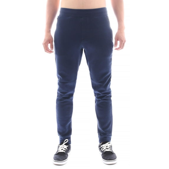Hat and Beyond Men's Slim Fit Jogger Sweatpants with Zipper Pocket