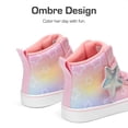 thumbnail image 3 of Zapatillas para Niñas DREAM PAIRS KKUMFN2512 Altas Arcoíris Rosa, 3 of 6