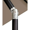 thumbnail image 5 of SimplyShade 11ft Outdoor Patio Striped Octagon Umbrella with Push Button Tilt, Blue, 5 of 8