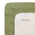 thumbnail image 3 of Supreme 7 Piece Bed-In-A-Bag All Season Solid Comforter & Sheet Set, King, Sage, 3 of 5