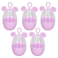 thumbnail image 4 of 5Pcs Makeup Sponge Holder Purple Cartoon Mouse Transparent Smoothing Beauty Sponge Case for Storage Travel, 4 of 14