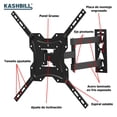 thumbnail image 4 of Soporte para TV 19"-55" Kashbill, Fácil Instalación, Distancia a Pared 40-395mm, 30kg, Brazo Articulado, Ajuste Vertical 5° -10°- Mod. 118, 4 of 6