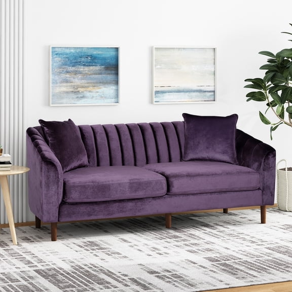 3-SEATER SOFA (Purple)