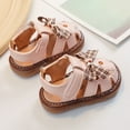 thumbnail image 4 of Fesfesfes Toddler Soft Sole Sandals Slip-On Baby Walking Shoes with Whistle,Breathable Summer Casual Footwear for 0-3 Years,Non-Slip Lightweight Design(Pink#3,2 Years), 4 of 6