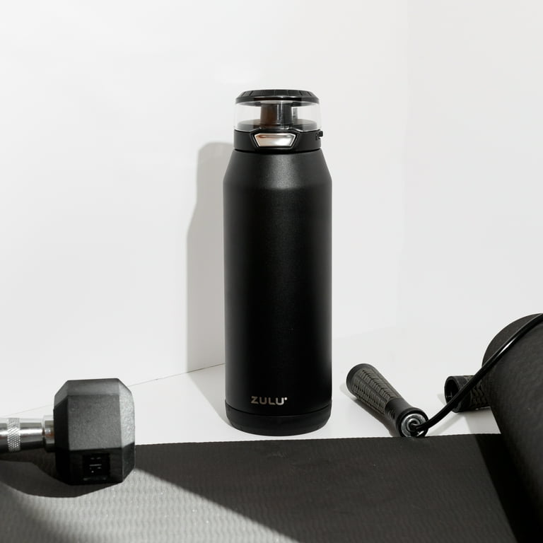 Zulu Swift 32oz Stainless Steel Water Bottle, Black - Walmart.com