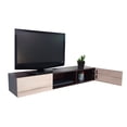 thumbnail image 2 of Repisa Escritorio Flotante con Puertas para TV Minimalista DECOMOBIL  RF02-TV-W/O, 2 of 4