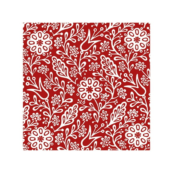 Evergreen Paper Luncheon Napkin, 20 count, White Woods Pattern