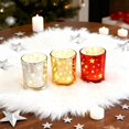 thumbnail image 6 of Christmas Tea Light Candle Holders, Star Glass Tealight Candle Holder, Christmas Votive Candle Holders for Table Centerpiece Home Wedding Party Valentine's Day Decorations Gifts 3PC, 6 of 9