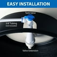 thumbnail image 5 of iSpring  T20M Metal/Rubber Reverse Osmosis Pressurized Water Storage Tank, 5 of 6