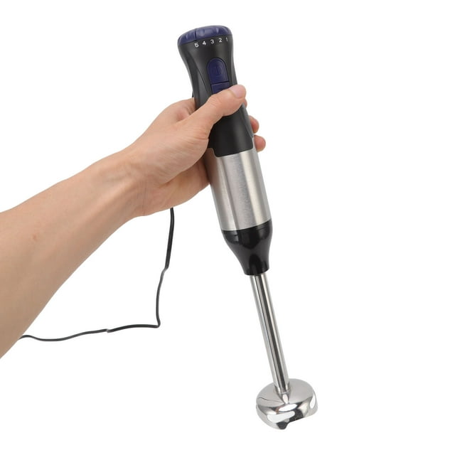 Electric Multifunctional Blender, 5 Gears US Plug 110V Petal Stirring Blade 1000W Handheld Stick Blender 700ml Mixing Beaker 4 In 1 for Home for Meat