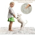 thumbnail image 4 of x Area Rug Washable Neutral Rugs for Living Room Thin Low Pile Bedroom Carpet Modern Abstract Carpet Rugs for Living Room Bedroom Entrance(/Camel), 4 of 7