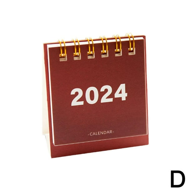 Mini Desk Calendar 2024 Small Desktop Calendar Mini Daily Schedule Home
