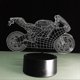 thumbnail image 3 of 3D Lamp Visual Light Effect Touch Switch Colors Changing Night Light (Motorcycle), 3 of 3
