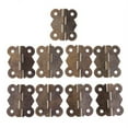 thumbnail image 1 of Paquete de 30 Bisagras de Mariposa Strade Fareast Limited Latón Vintage 2x1 Pulgadas 4 Piezas, 1 of 8