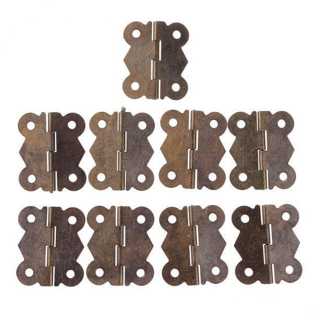Paquete de 30 Bisagras de Mariposa Strade Fareast Limited Latón Vintage 2x1 Pulgadas 4 Piezas