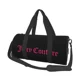 thumbnail image 1 of Juicy-Couture-Style Weekend Gym Yoga Bolsas de equipaje Bolsa de lona deportiva Bolsa de viaje redonda de gran capacidad, 1 of 4