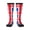 2 Black-1, variant on Knee High Socks for Women British Flag Long Tube Sock Uniform Socks