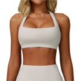 thumbnail image 1 of Sujetador deportivo  for mujer, cuello cuadrado, sin costuras, acolchado, for yoga, entrenamiento, camiseta sin mangas, 1 of 6