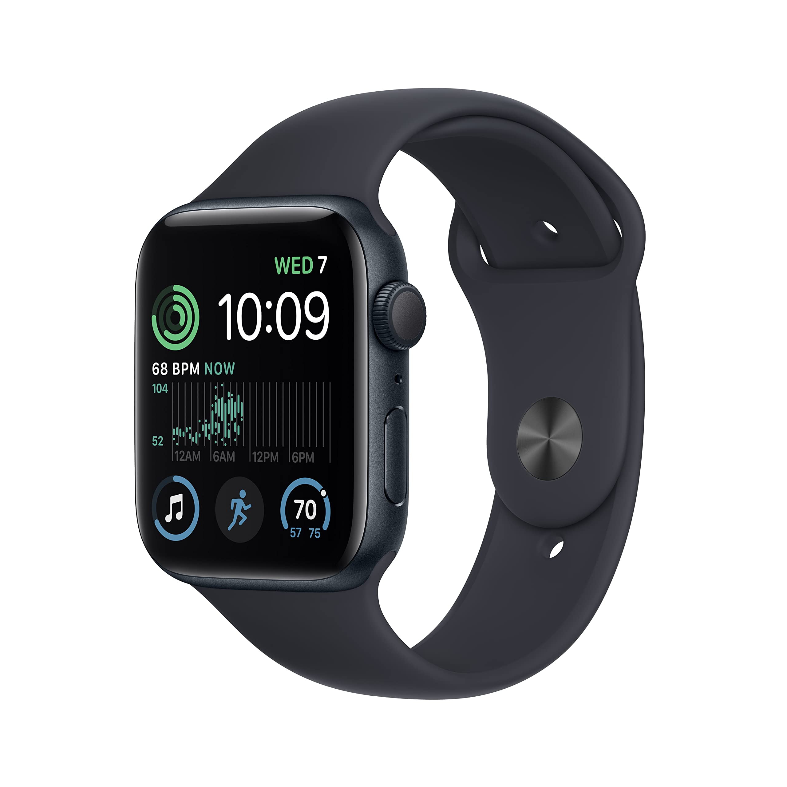 Apple Watch SE (2nd Gen) [GPS 44mm] Smart Watch w/Midnight Aluminum Case u0026  Midnight Sport Band - S/M. - Walmart.ca