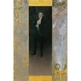 thumbnail image 3 of Gustav Klimt 17x24 Black Modern Framed Museum Art Print Titled - Josef Lewinsky Als Carlos in Club (1895), 3 of 5